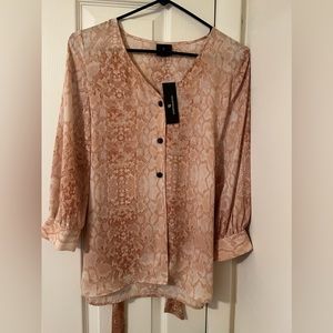 Brand new Worthington long sleeve blouse